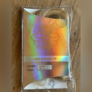 18” Human Hair Extensions & Messy Bun